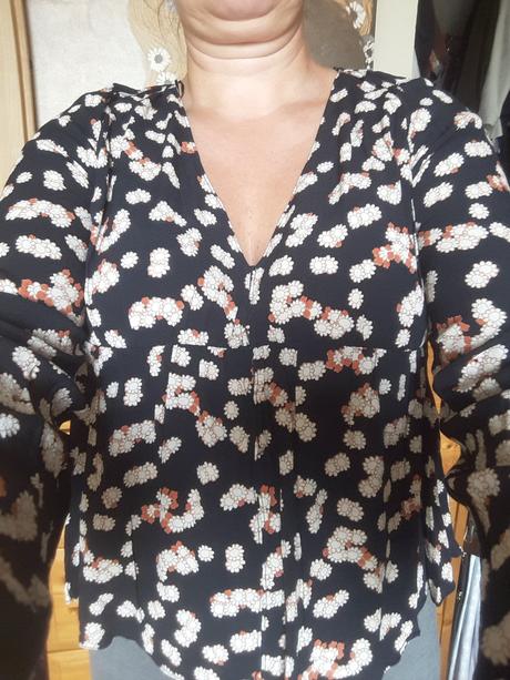 Kvetinková blúzka, zara,l