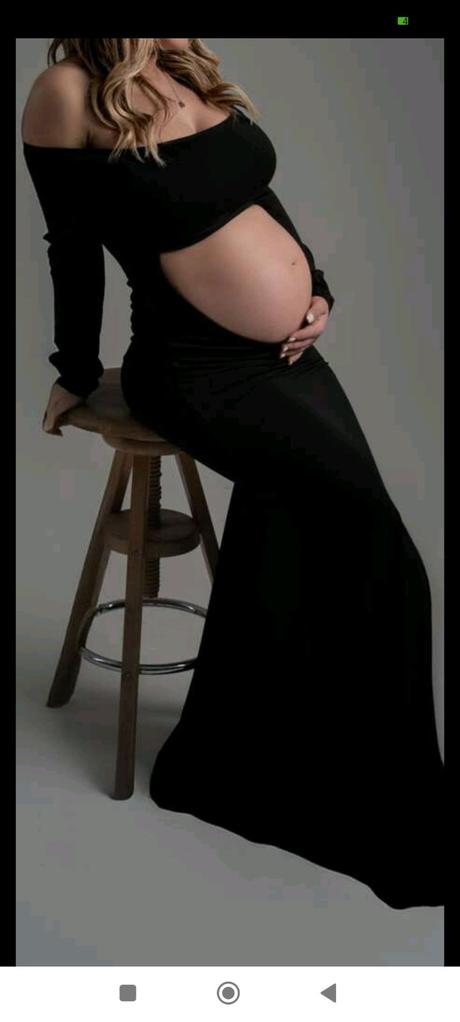 Tehotenske saty na fotenie, l