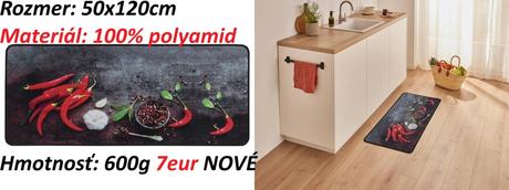 Pvc obrusy, koberce do kuchyne, 