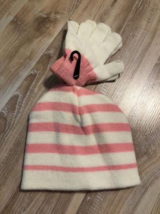 Čiapka + rukavičky nenosene, 92