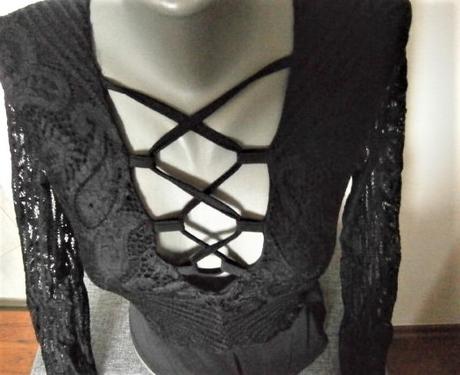 Dámske elegantné body s krajkou xs/s, s / xs