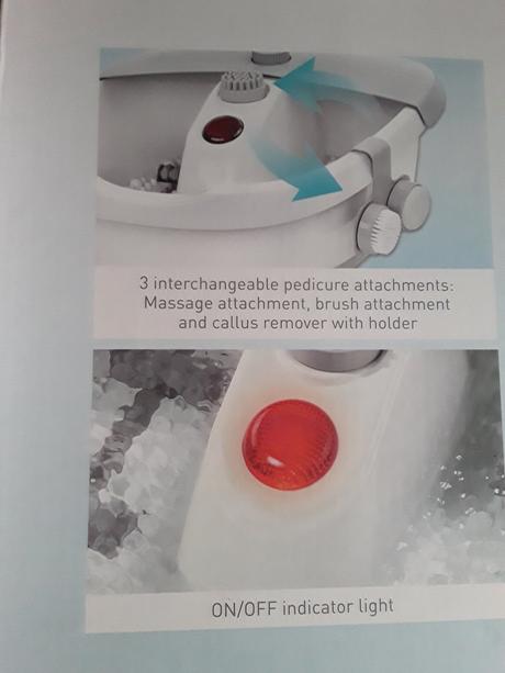 Masážna vanička na nohy, 