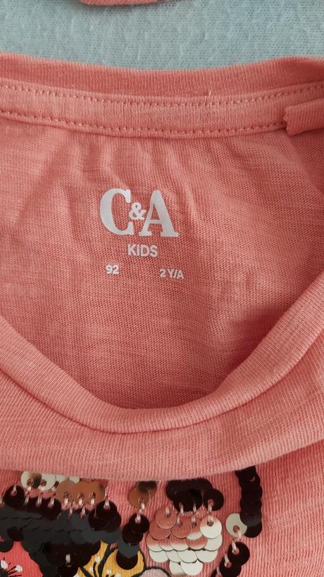 Tričko zebra s čelenkou c&a 92, c&a,92