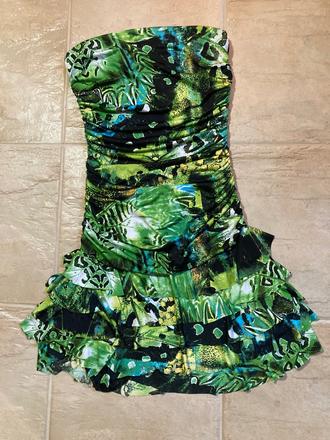 Elegantné zelené šaty, m