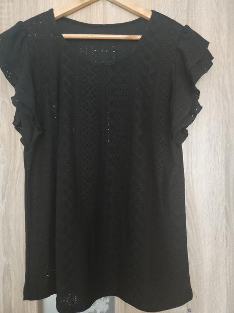 Dlhšie dierkované tričko, s