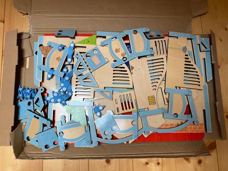 Drevena stavebnica stajna,