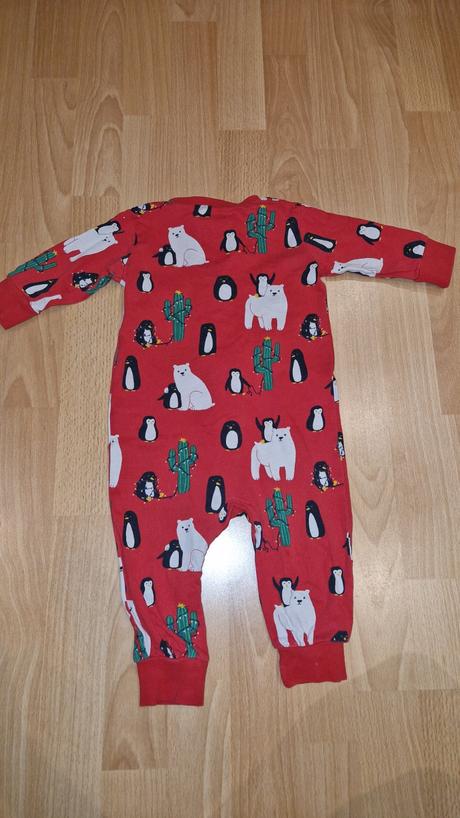 Vianočné lindex pyžamo, lindex,74