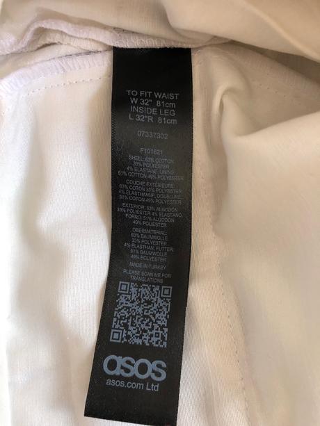 Asos elegantné nohavice s/m 32/32, m