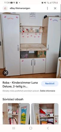 Detská izba - skrine + postieľka, 