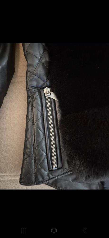 Dámska kožená bunda flo&clo, xs