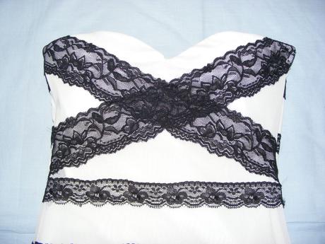 Bielo-čierne púzdrové šaty zn. tally weijl, tally weijl,xs