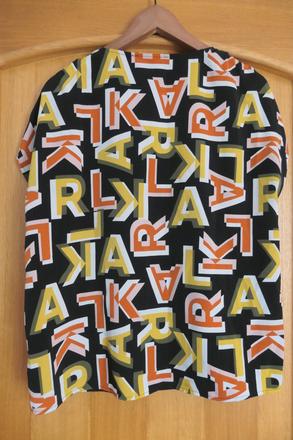 Karl lagerfeld original krasna,kvalitna bluzka/top, m