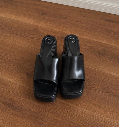 Šľapky zara na platforme, zara,38