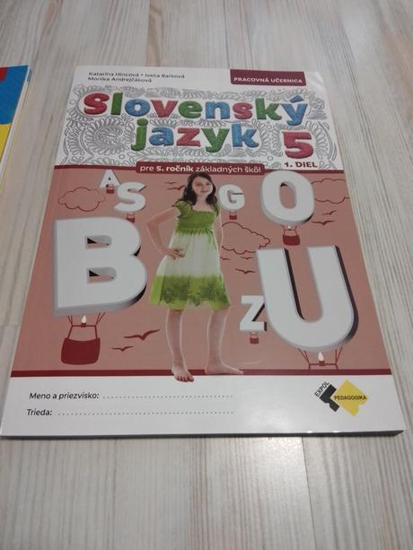 Pracovná učebnica slovenský jazyk pre 5.ročník, 