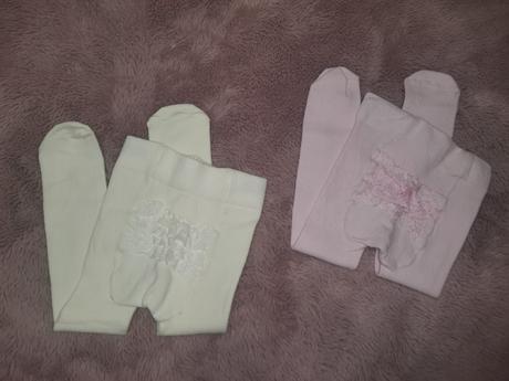 Pančušky s volánikmi 6-12 mes veľ 68, 68