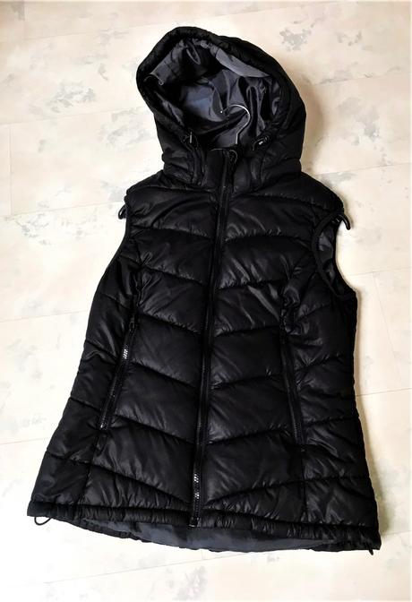 Teplá vesta s kapucňou, h&m,xs