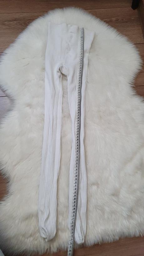 Biele bavlnené pancusky, 128