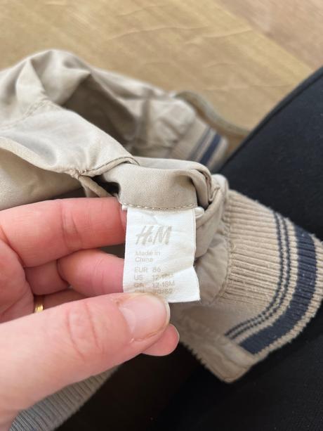 Ľahká detská obojstranná bunda hm, h&m,86