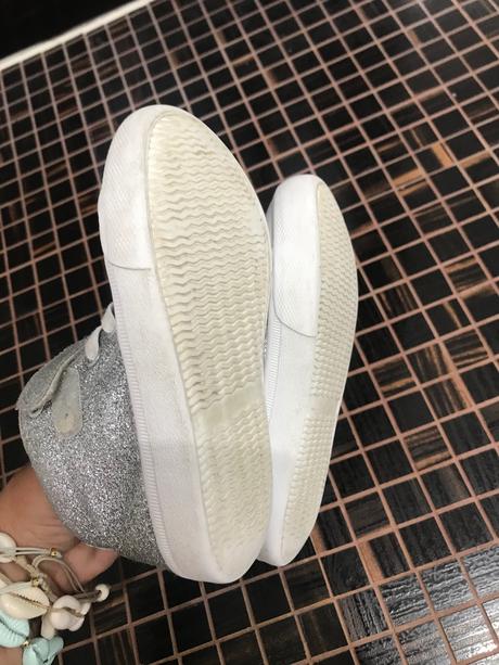 Strieborné tenisky h&m, h&m,27