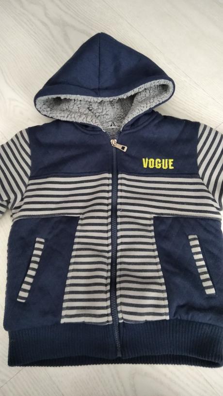 Zateplená hrubá mikina/ bunda, 116