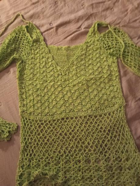 Háčkované tričko, s