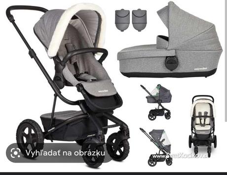 Easywalker harvey 2 all terrein arctic grey 2kombi, easywalker,easywalker harvey2