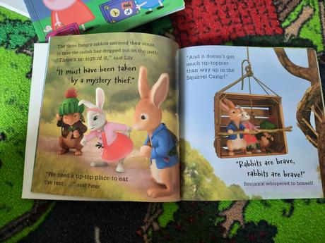 Knihy peppa pig, peter rabit, 