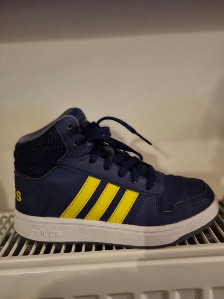 Členkové tenisky adidas hoops mid, adidas,32
