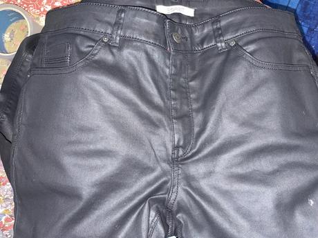 Lesklé bavlnené rifle, esprit,42