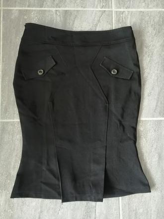 Sexi čierna sukňa marini, v34-36, 36