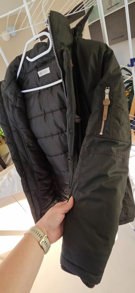 Nová zimná bunda, h&m,158