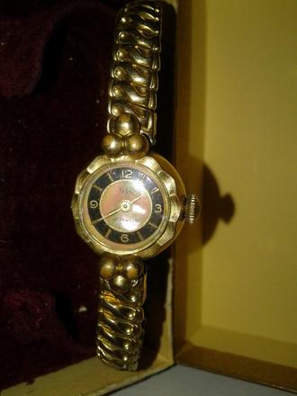 Pozlátené anker hodinky,