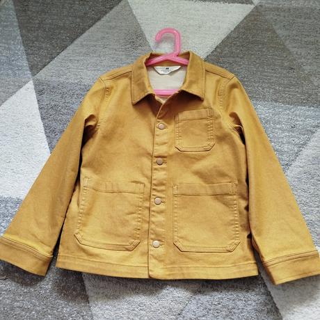 Tenká riflová bundička h&m - top stav, h&m,134