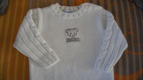 Pulóver biely, 80