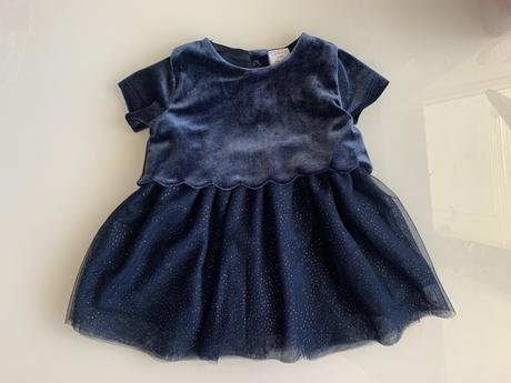 Lindex šaty tmavomodrá 62, lindex,62