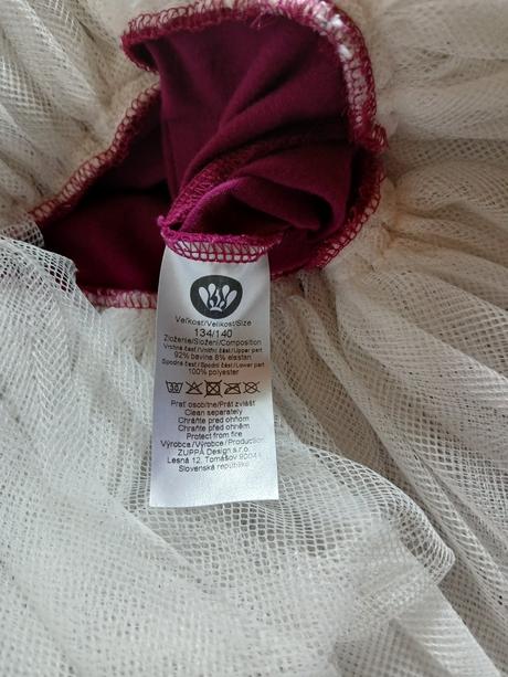 Zuppa šaty 134/140, 134