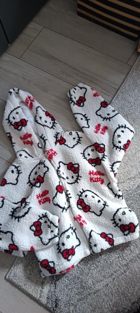 Teplá bundička hello kitty, h&m,164