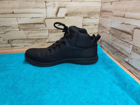 Timberland 44 - pánske kožené čierne nezateplené t, timberland,44