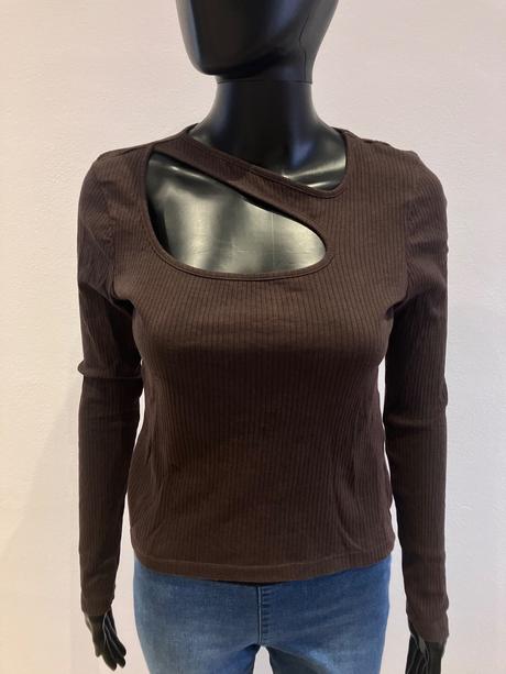 Dámske rebrované tričko noisy may (s), s