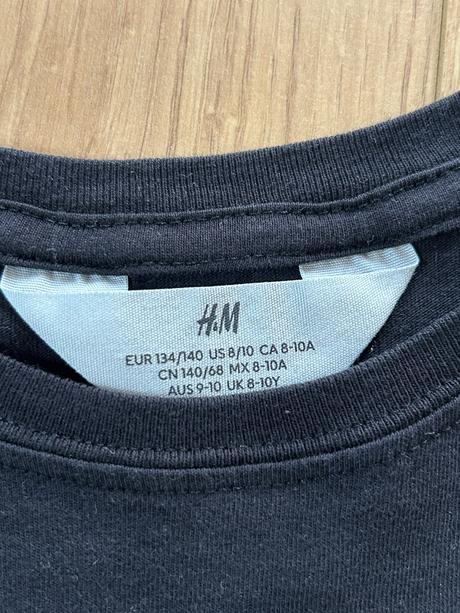 Tričko s dlhým rukávom - 134/140, h&m,134