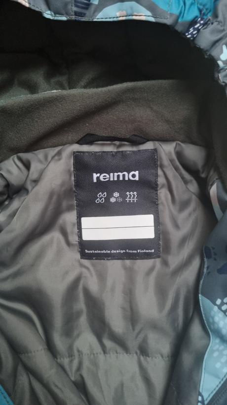 Zimny tyrkysovy overal reima puori ako novy, reima,92