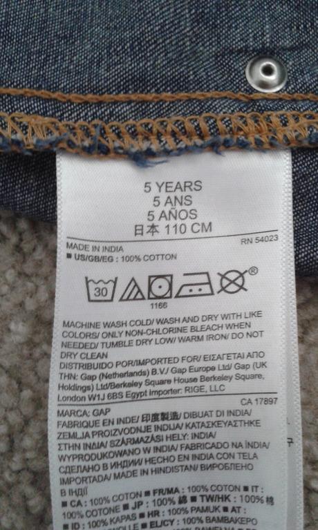 Riflove šaty gap, gap,110