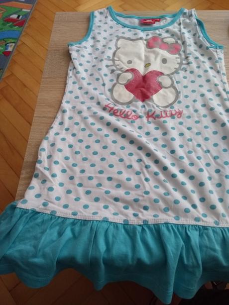 Dievčenská šaty hello kitty, sanrio,128