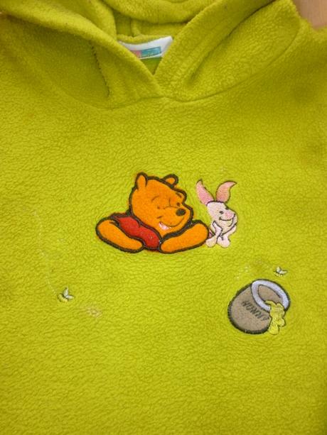 Flisova mikinka s obr. pooh bear, disney,104