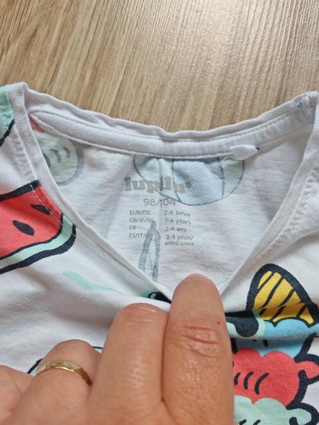 Letné tričko 98/104, lupilu,98