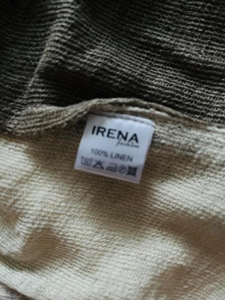 Ľanové pončo, šatka, šál - domáca výroba, l / m / xl / xxl