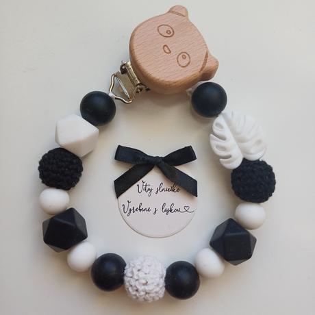 Retiazka na cumlík bez mena pre chlapčeka, 