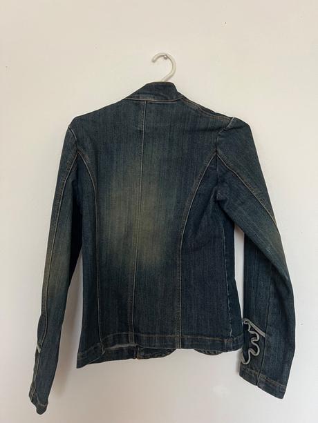 Prekrasny kabatik bunda riflova dzinsova  v histor, xs