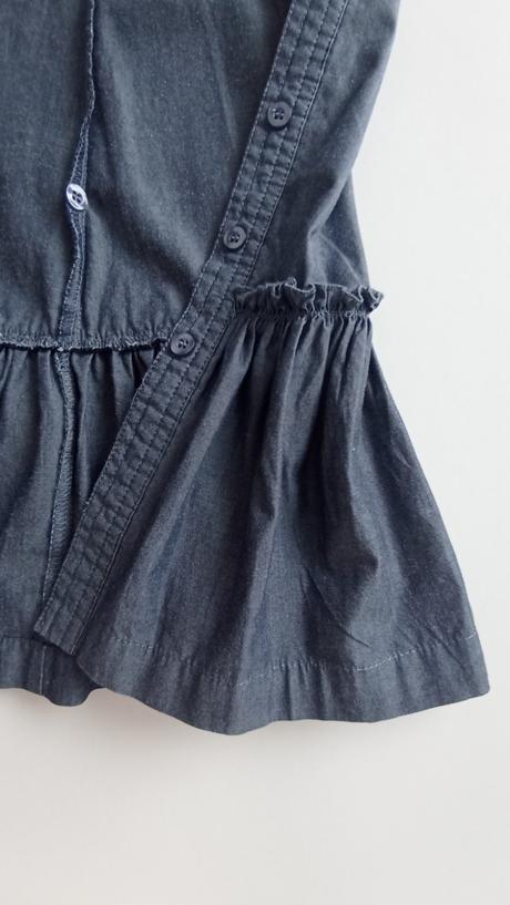 Krásne riflové šaty xs/160cm (už s poštou), 158