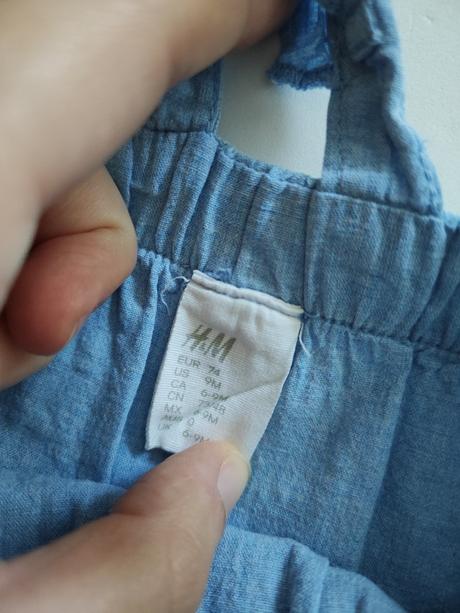Letný overal, h&m,74
